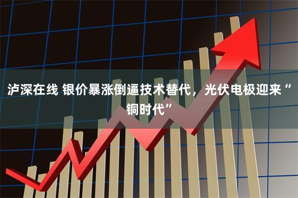 泸深在线 银价暴涨倒逼技术替代，光伏电极迎来“铜时代”