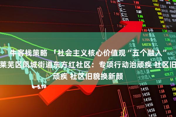 牛客栈策略 「社会主义核心价值观“五个融入”」济南市莱芜区凤城街道东方红社区：专项行动治顽疾 社区旧貌换新颜